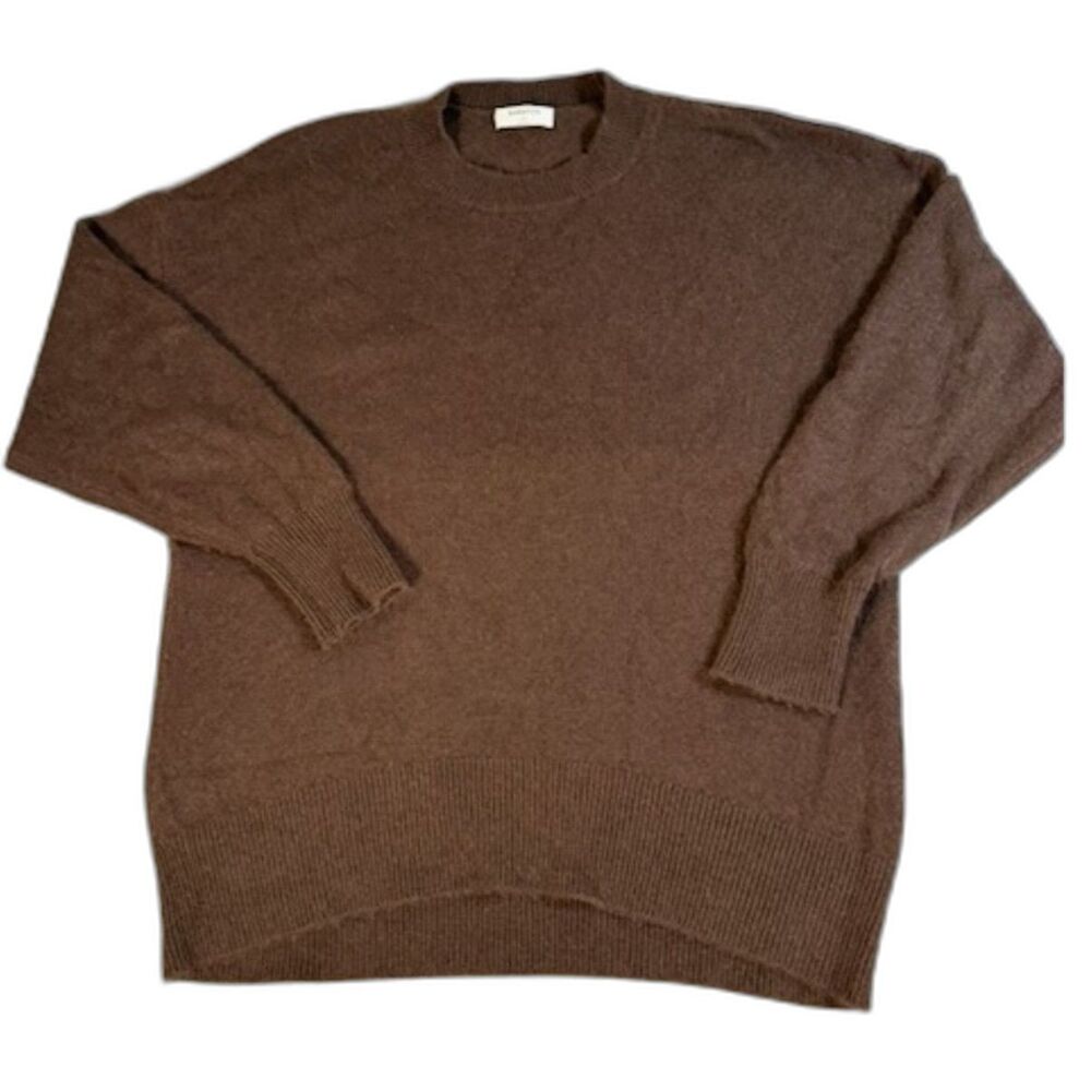 Aritzia Babaton 100% Cashmere Sweater Women’s S Chocolate Brown Crewneck
